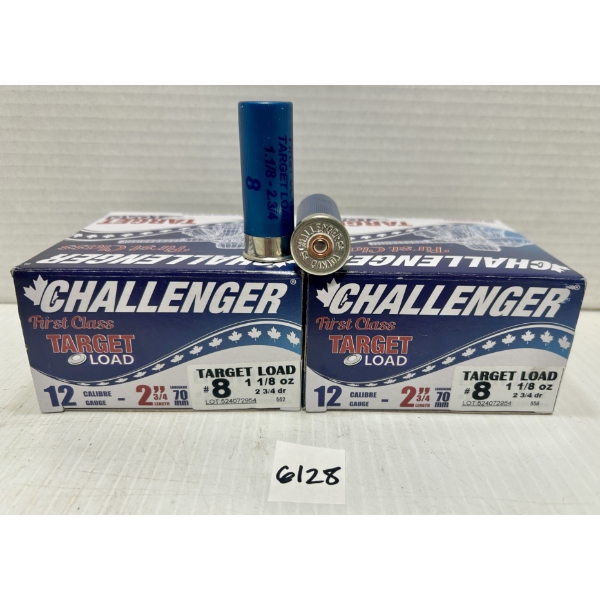 AMMO: 50X CHALLENGER 12 GA 2 3/4 IN - NO 8