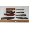 Image 1 : LOT OF 4 - OLD TIMER KNIVES & SHARPENER W/ SHEATHS
