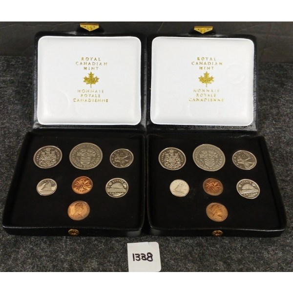 LOT OF 2 - 1971 CDN DENOMINATION SETS