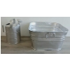 Image 6 : LOT OF 2 - METAL WATERING CAN & WASH TUB