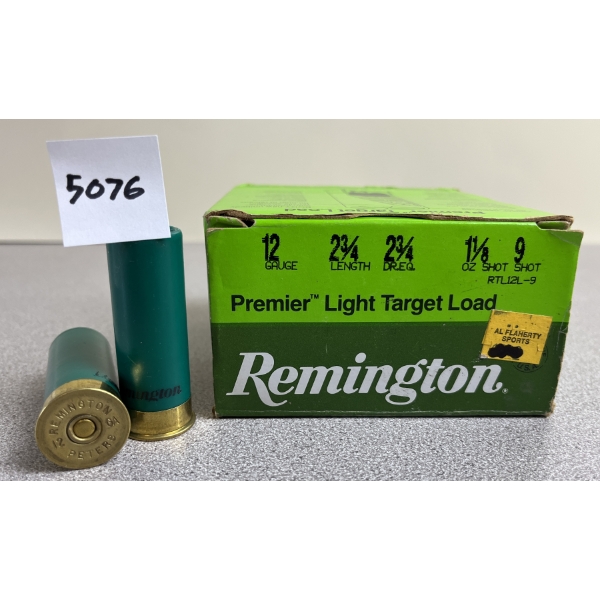 AMMO: 25X REMINGTON TARGET LOAD 12 GA 2-3/4 - #9