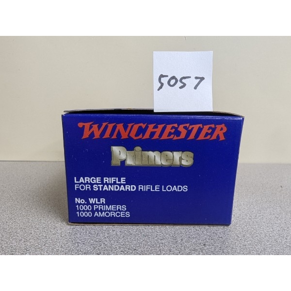 PRIMERS: 1000X WINCHESTER LARGE RIFLE PRIMERS