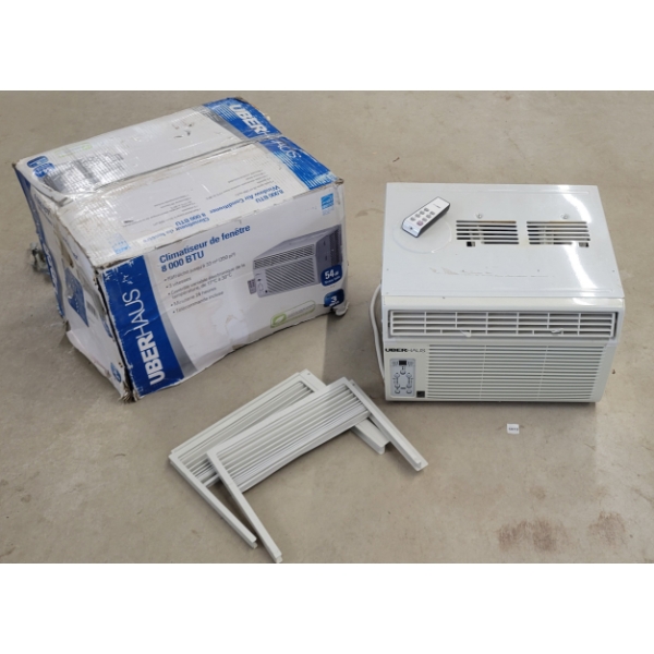 UBERHAUS 8000 BTU WINDOW AIR CONDITIONER