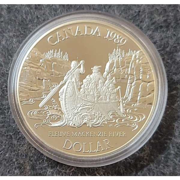 1989 RCM SILVER DOLLAR COIN