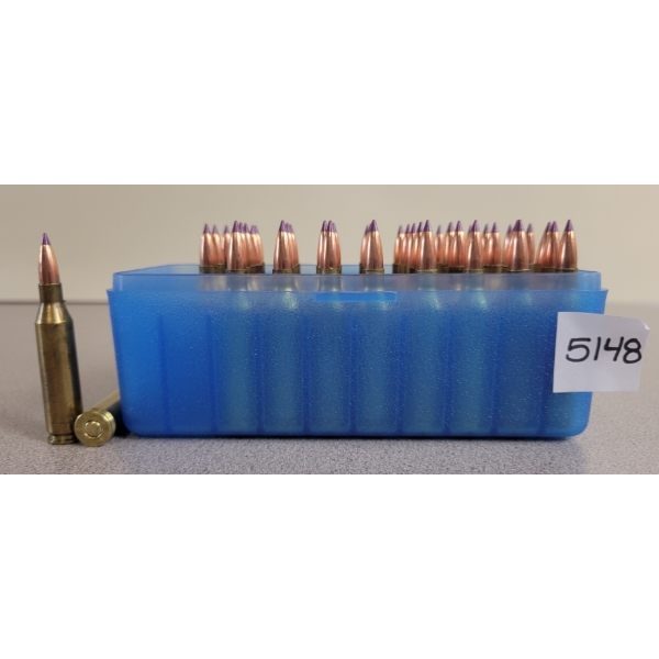 AMMO: 50X MIXED .243CAL - 95GR - RELOADS 