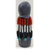Image 7 : "FIGURE W/ BEAD WORK" BY ALICE AKAMAK (PRS CDN ARTIST) - STONE & BEADS