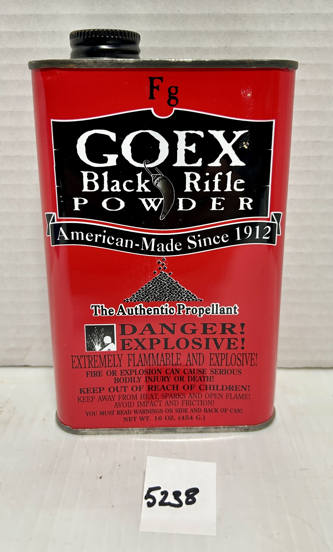 POWDER: 1/4 LB GOEX BLACK FG