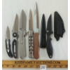 Image 2 : LOT OF 6 - ASSORTED FOLDING & FIXED BLADE KNIVES