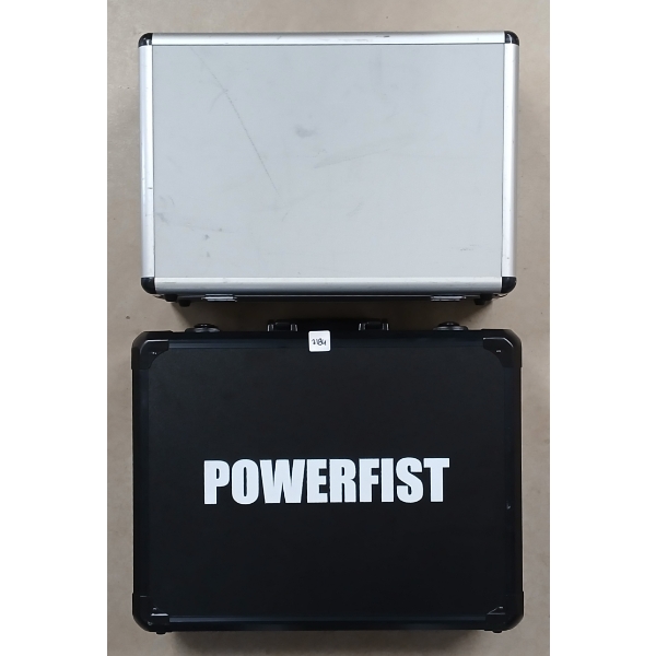 LOT OF 2 - POWERFIST & UNKNOWN HANDGUN CASES