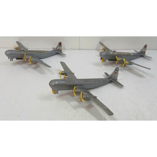 LOT OF 3 - THOMAS TOY PLASTIC USAF PLANE MODELS
