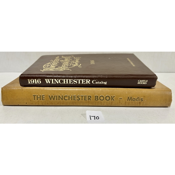 LOT OF 2 - "THE WINCHESTER BOOK" BY MADIS & "1916 WRA CO. CATALOG" FACSIMILE EDITION