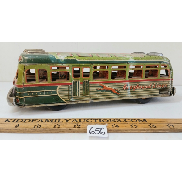 TIN FRICTION GREYHOUND LINES BUS