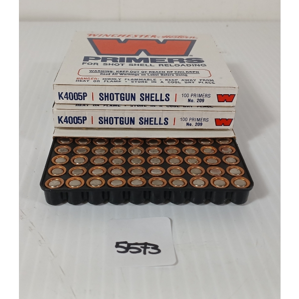 PRIMERS: APPROX 300X WINCHESTER NO. W209 SHOTSHELL PRIMERS