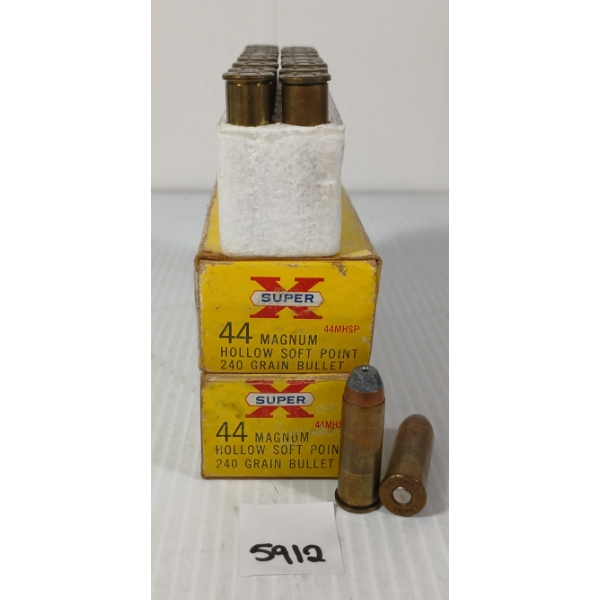 AMMO: 40X WESTERN SUPER X .44 MAG - 240GR - HSP