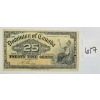 Image 1 : 1900 DOMINION OF CANADA 25 CENT SHINPLASTER