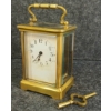 Image 1 : BRASS CARRIAGE CLOCK W/ KEY