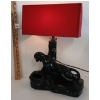 Image 2 : ART DECO BLACK PANTHER TABLE LAMP