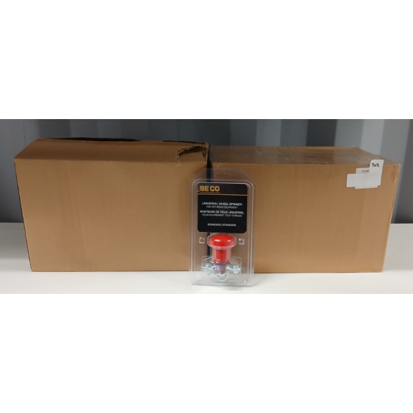 LOT OF 24 - BE CO UNIVERSAL WHEEL SPINNERS - SEALED