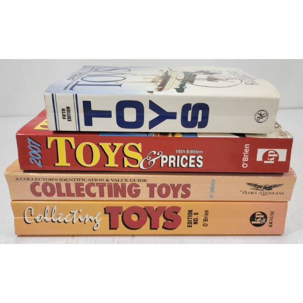 LOT OF 4 - TOY PRICES & GUIDES - INCL COLLECTING TOYS NO. 6 & 8