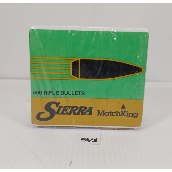 BULLETS: 500X SIERRA .22 - 52GR - HPBT - SEALED