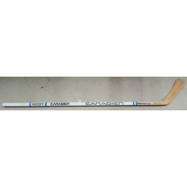 BILL DERLAGA GAME USED 6001 CANADIEN HOCKEY STICK