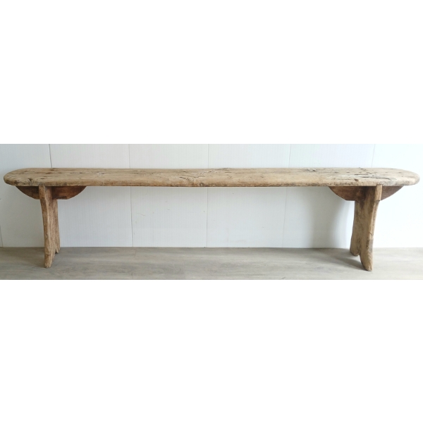 BUCKET BENCH - EUROPEAN PINE - C. MID-LATE 19TH CENT.