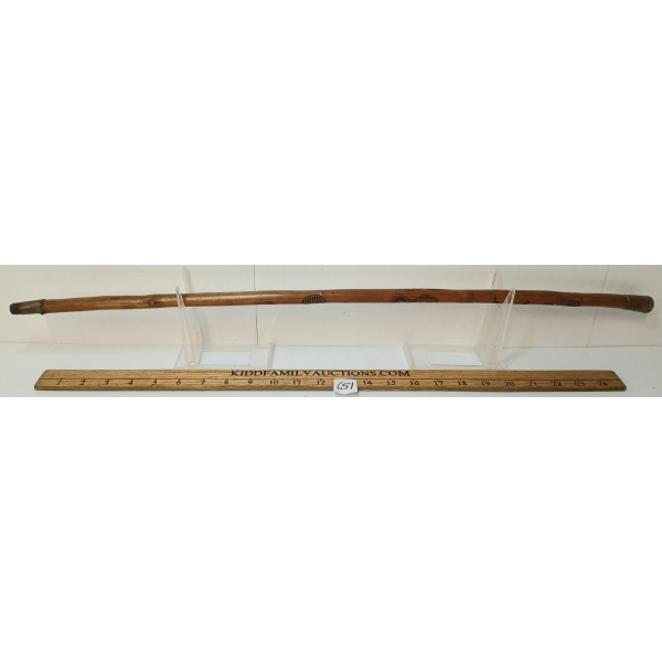 CARVED BAMBOO SWAGGER STICK
