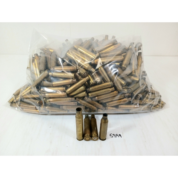 BRASS: QTY OF MIXED BRASS - INCL .243 WIN, .30-06 SPRG - 9.5LBS 
