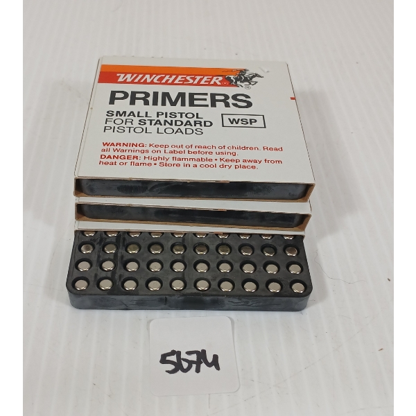 PRIMERS: 300X WINCHESTER NO. WSP SMALL PISTOL PRIMERS