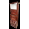 Image 1 : MAHOGANY & BRASS SHIP WASHSTAND - 19TH CENTURY