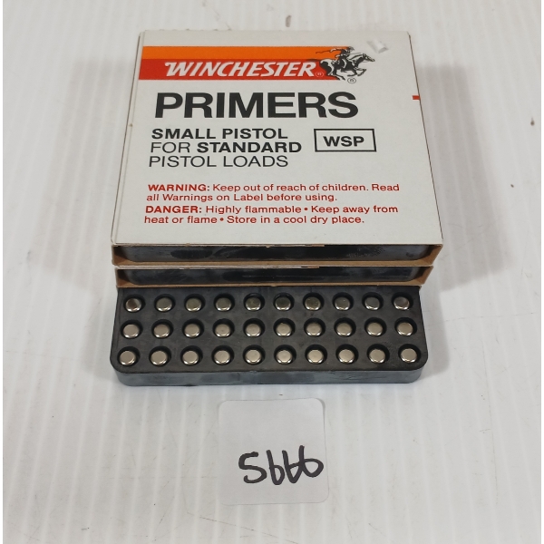PRIMERS: 300X WINCHESTER NO. WSP SMALL PISTOL PRIMERS