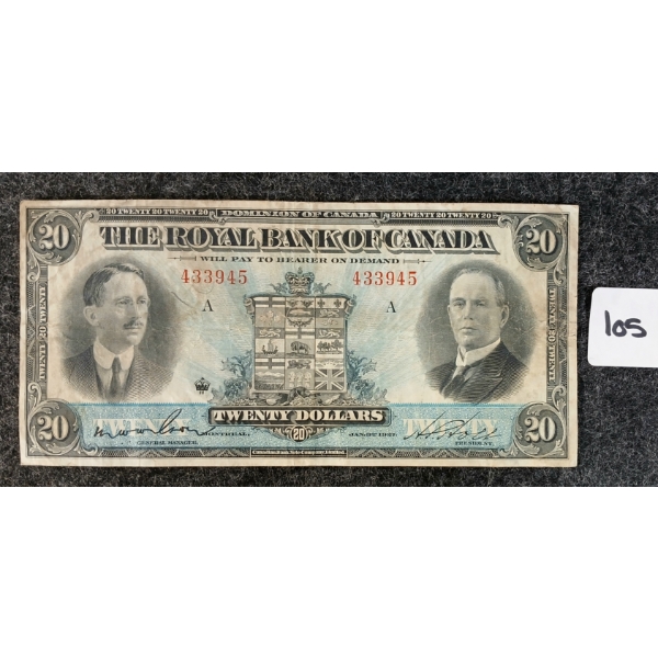 1927 CDN $20 BANKNOTE