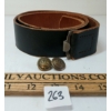 Image 1 : LOT OF 3 - WWI IMPERIAL GERMAN TUNIC BUTTONS & WWII GERMAN ARMY LEATHER BELT