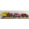 Image 2 : LOT OF 3 - TONKA PRESSED STEEL TRUCK & CARS
