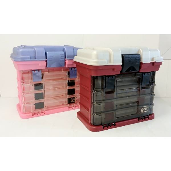 LOT OF 2 - PLANO TACKLE BOXES W/ CONTENTS