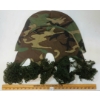 Image 2 : LOT OF 11 - WWII U.S. GAS MASK COVER, FILTER, HELMET NET & COVERS, ETC