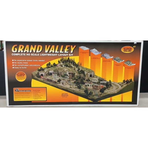 GRAND VALLEY COMPLETE HO SCALE LIGHTWEIGHT LAYOUT KIT