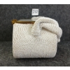 Image 5 : BEADED BOX CLUTCH PURSE W/ COMPACT MIRROR