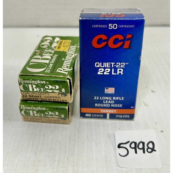 AMMO: APPROX. 80X MIXED .22 SHORT & LR