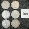 Image 2 : LOT OF 6 - 1958-1962 CDN 25 CENT COINS
