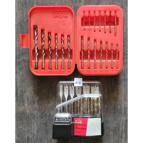 LOT OF 2 - SKIL & JOBMATE BIT SETS