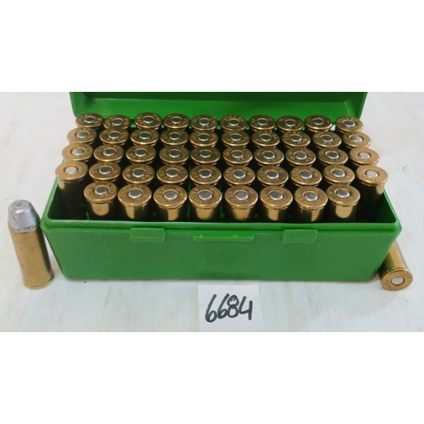AMMO: 50X MIXED .45COLT - RELOADS W/ CASE