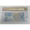 Image 2 : 2008 CDN $5 BANKNOTE - BCS GRADED - 3 DIGIT RADAR