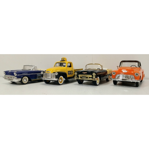 LOT OF 4 - ERTL / LIBERTY CLASSICS DIECAST MODELS - HOME HARDWARE, FRAM, BRICKYARD 400 & NAPA