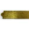 Image 3 : FRENCH BRASS FOLDING RULER