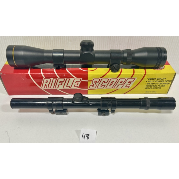 LOT OF 2 - BELL & KURT MULLER RIFLE SCOPES