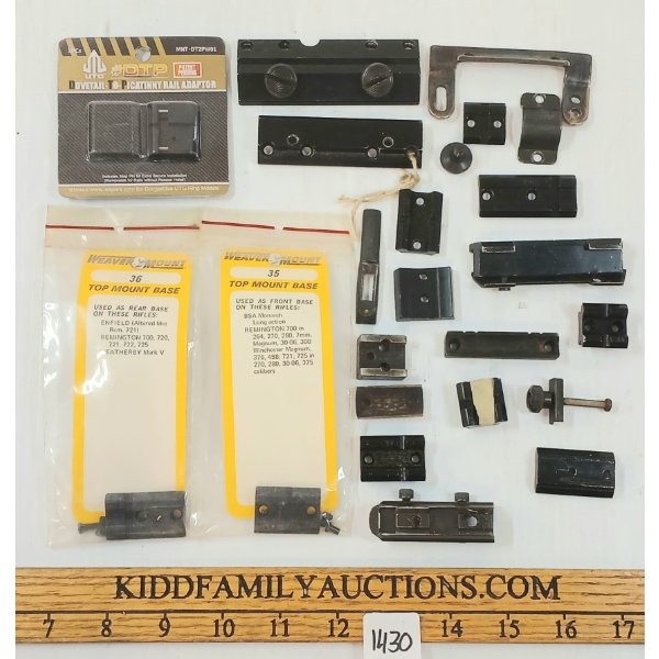 QTY OF MISC SIGHT & SCOPE BASES