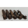 LOT OF 5 - ANTIQUE STANLEY PLANES NO. 3
