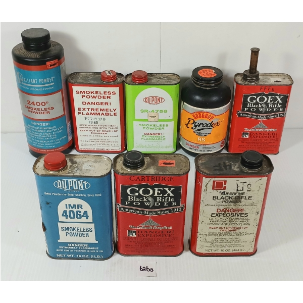 POWDER: QTY OF MISC POWDER - INCL IMR 3031, SR-4756, FFG, FFFG, ETC - 4LBS