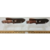 Image 3 : LOT OF 2 - BROWNING KNIVES W/ LEATHER SHEATHS